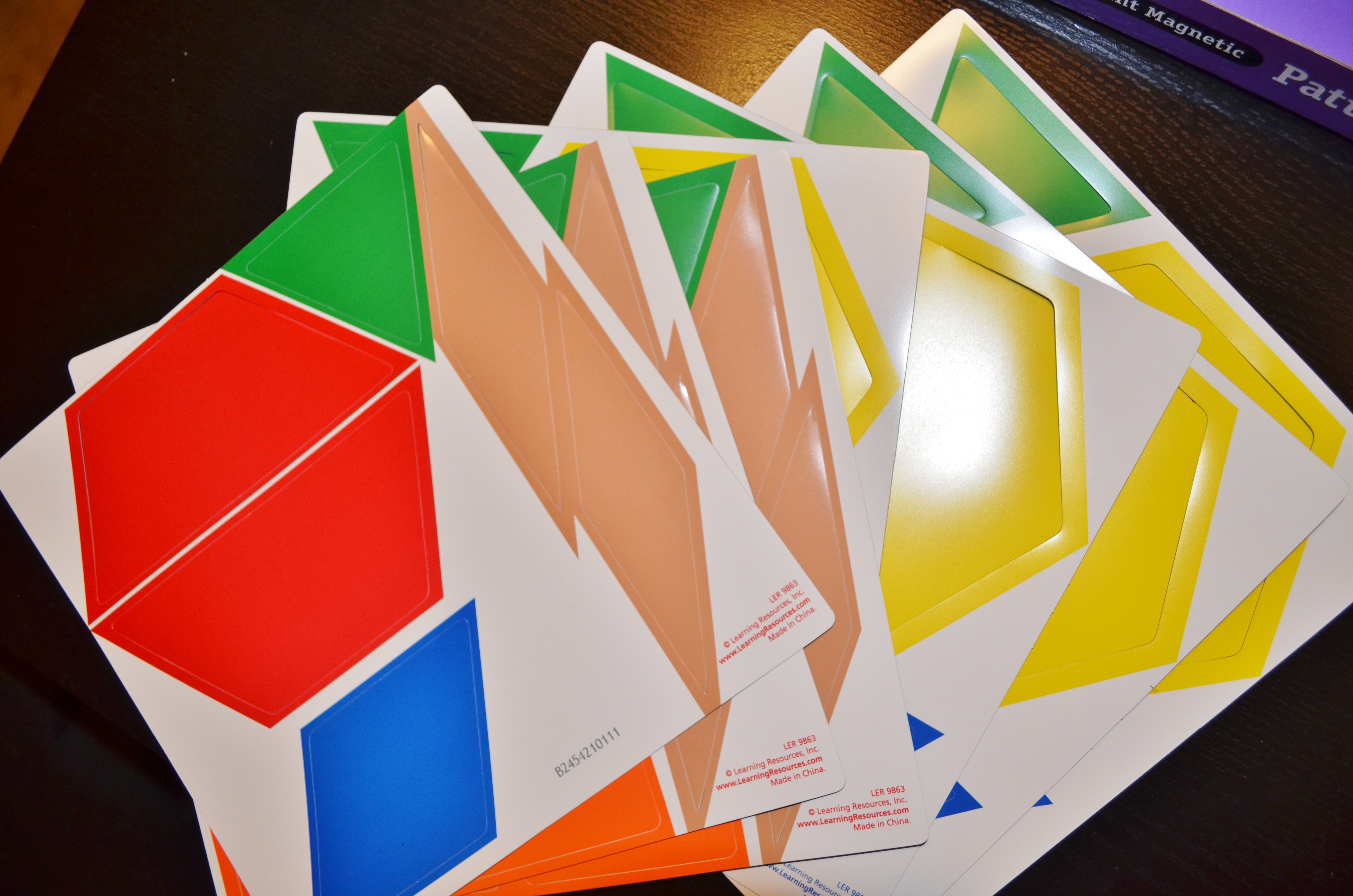 Learning Resources Magnetic Pattern Blocks Review - Surviving A Teacher ...