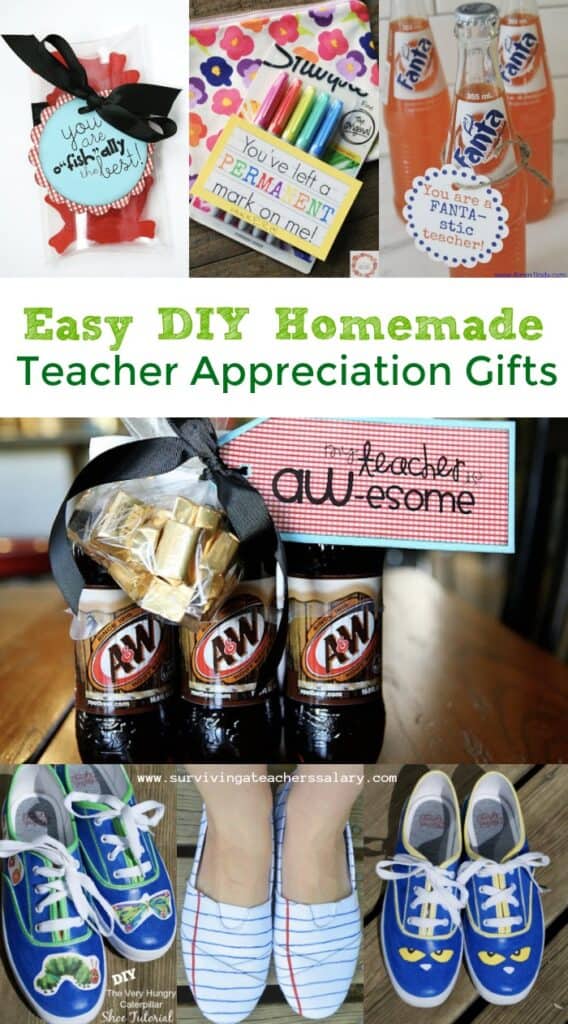 Easy DIY Teacher Gifts - Teacher Appreciation Week Ideas - Living Locurto
