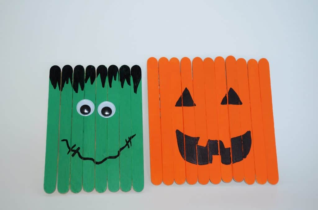 How to Make Halloween Popsicle Stick Crafts for Kids