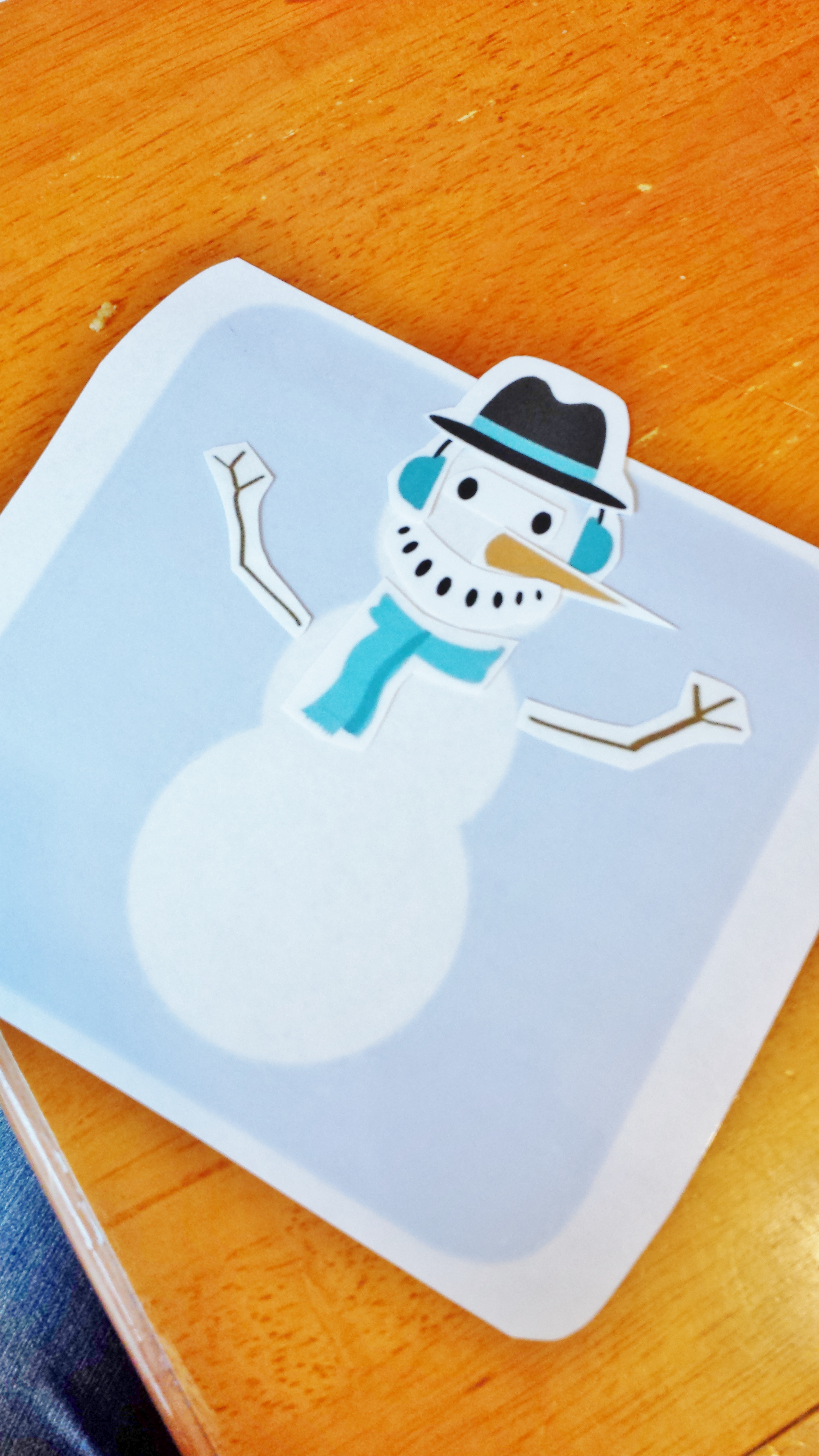 FREE Printable Winter Build a Snowman Activity