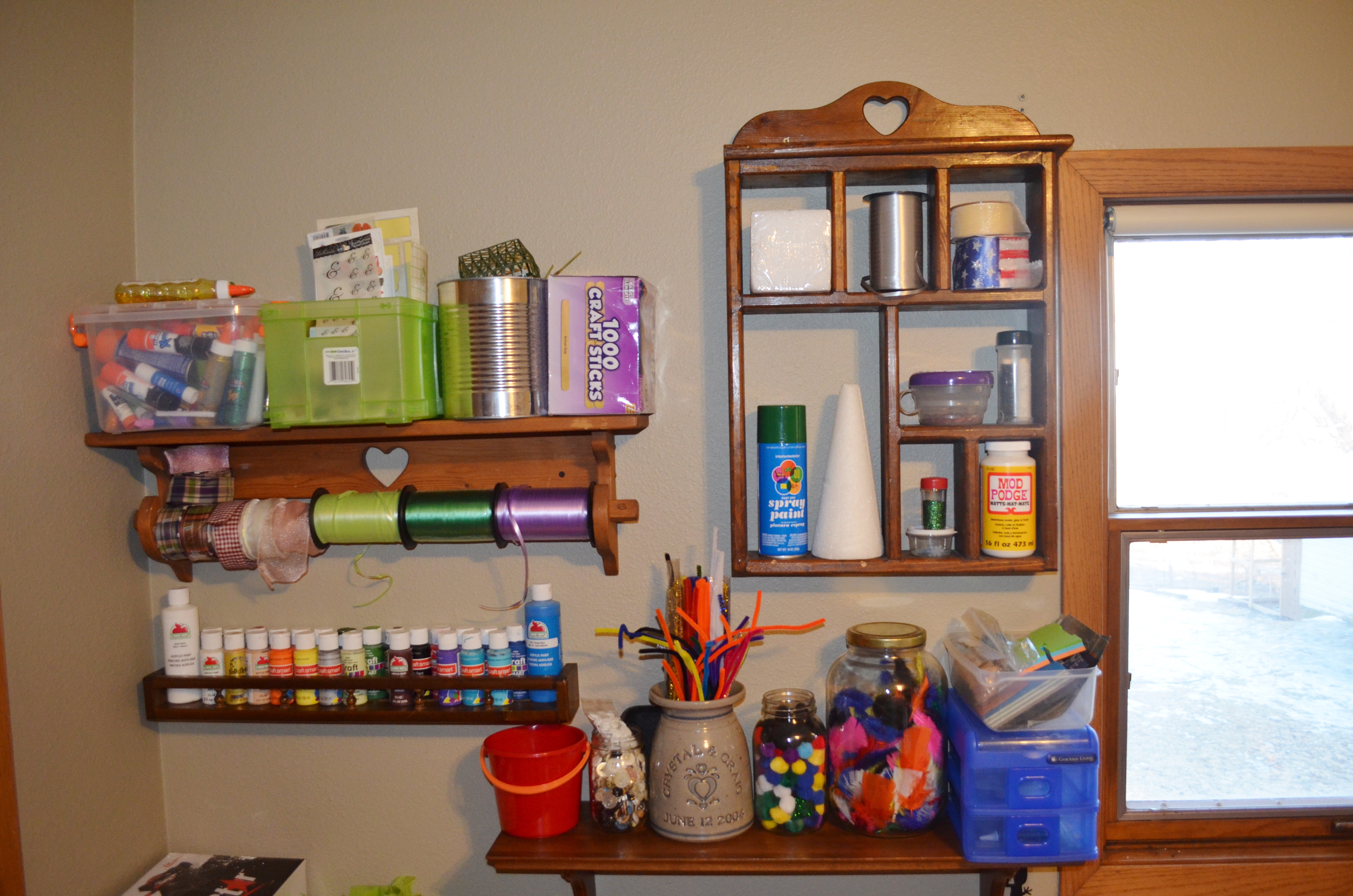 8+ Craft room organization & Storage ideas on a budget - Making Frugal FUN