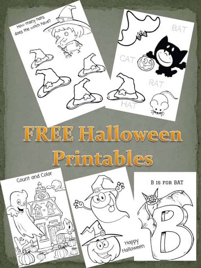 Free Halloween Worksheets Printables Template