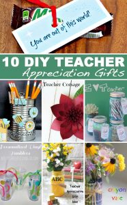 10 DIY Teacher Appreciation Gift Ideas