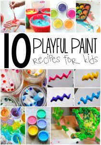 10 Playful Paint Recipes for Kids - Sensory Play at Home