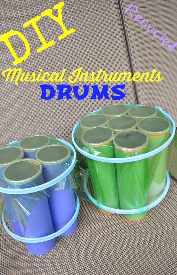 How to Make DIY Recycled Musical Instrument Drums