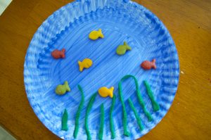 Under the Sea Ocean Paper Plate Craft for Preschool Kids