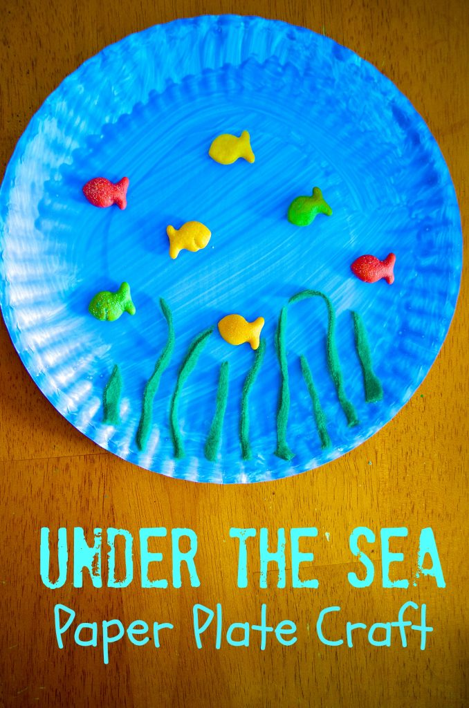 Paper Plate Under The Sea - Craft Idea For Summer