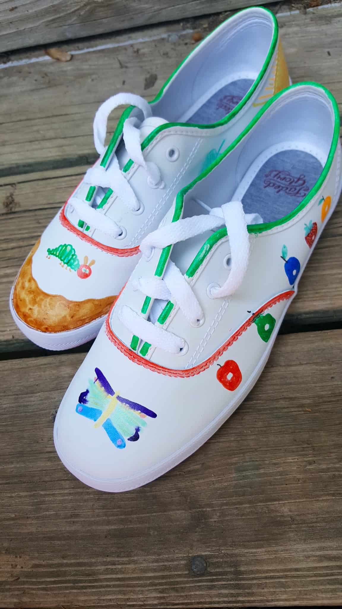 How to Make DIY The Very Hungry Caterpillar Shoes Tutorial