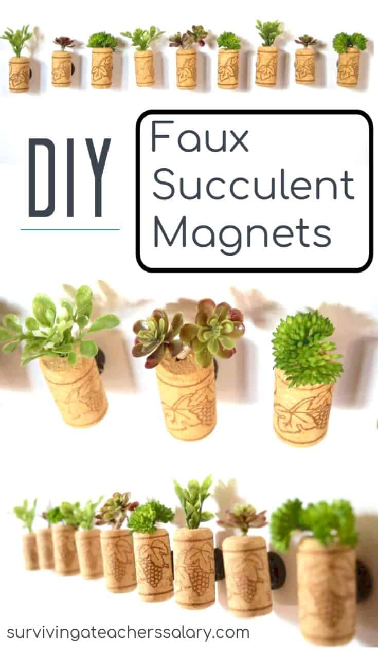 How to Make Fake Succulent Home Decor Tutorial