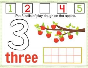 FREE Printable Play Dough Mats for Preschool Sensory Play