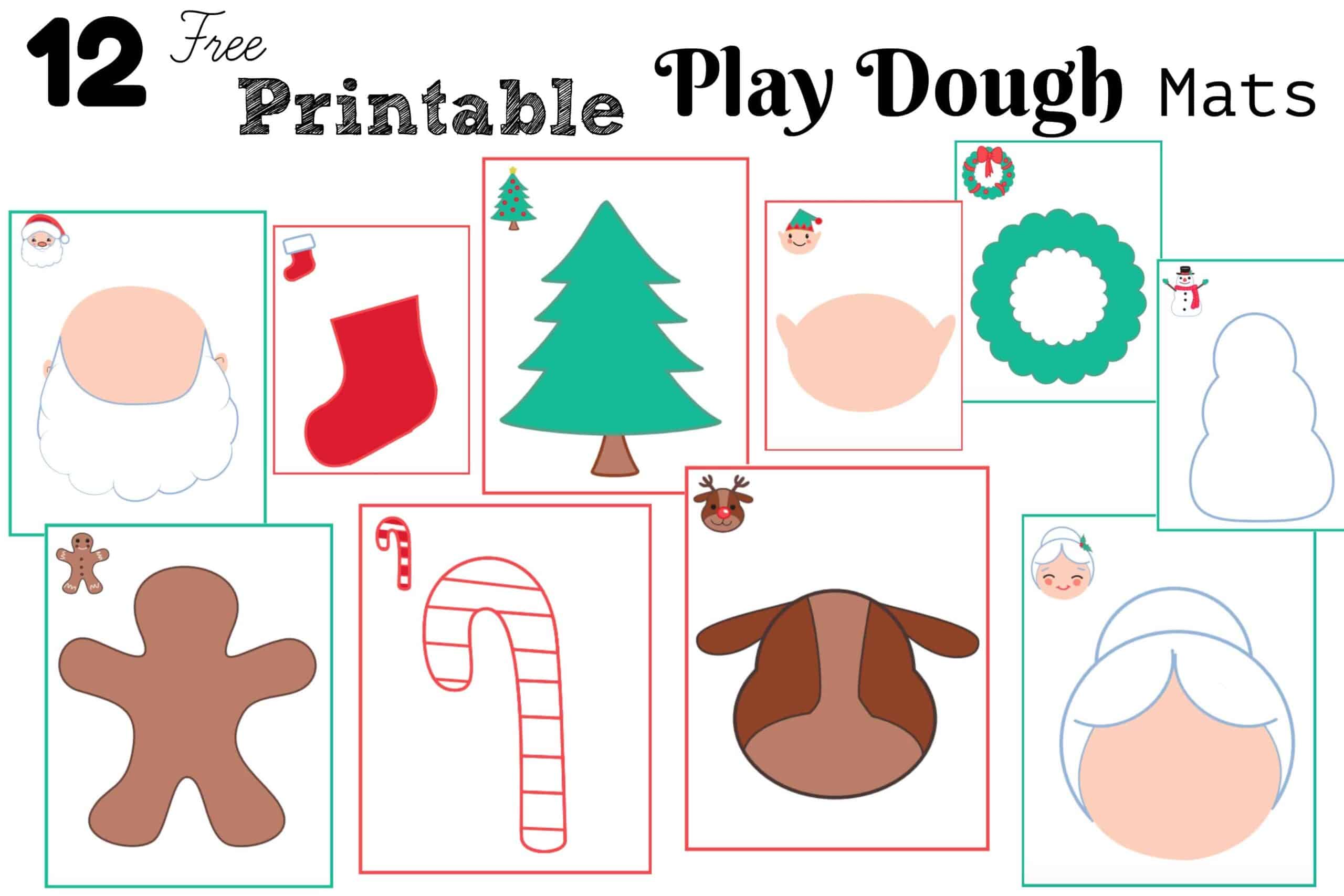 Printable Playdough Mats Free