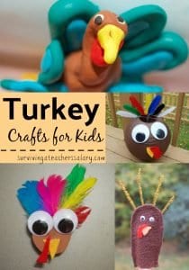 5 Simple Creative Turkey Crafts for Kids - Easy Thanksgiving Crafts