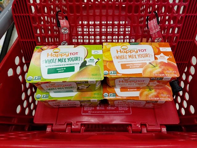 Happy Tot Yogurt Cups at Target