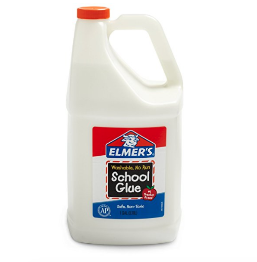 a gallon of white Elmer's school glue