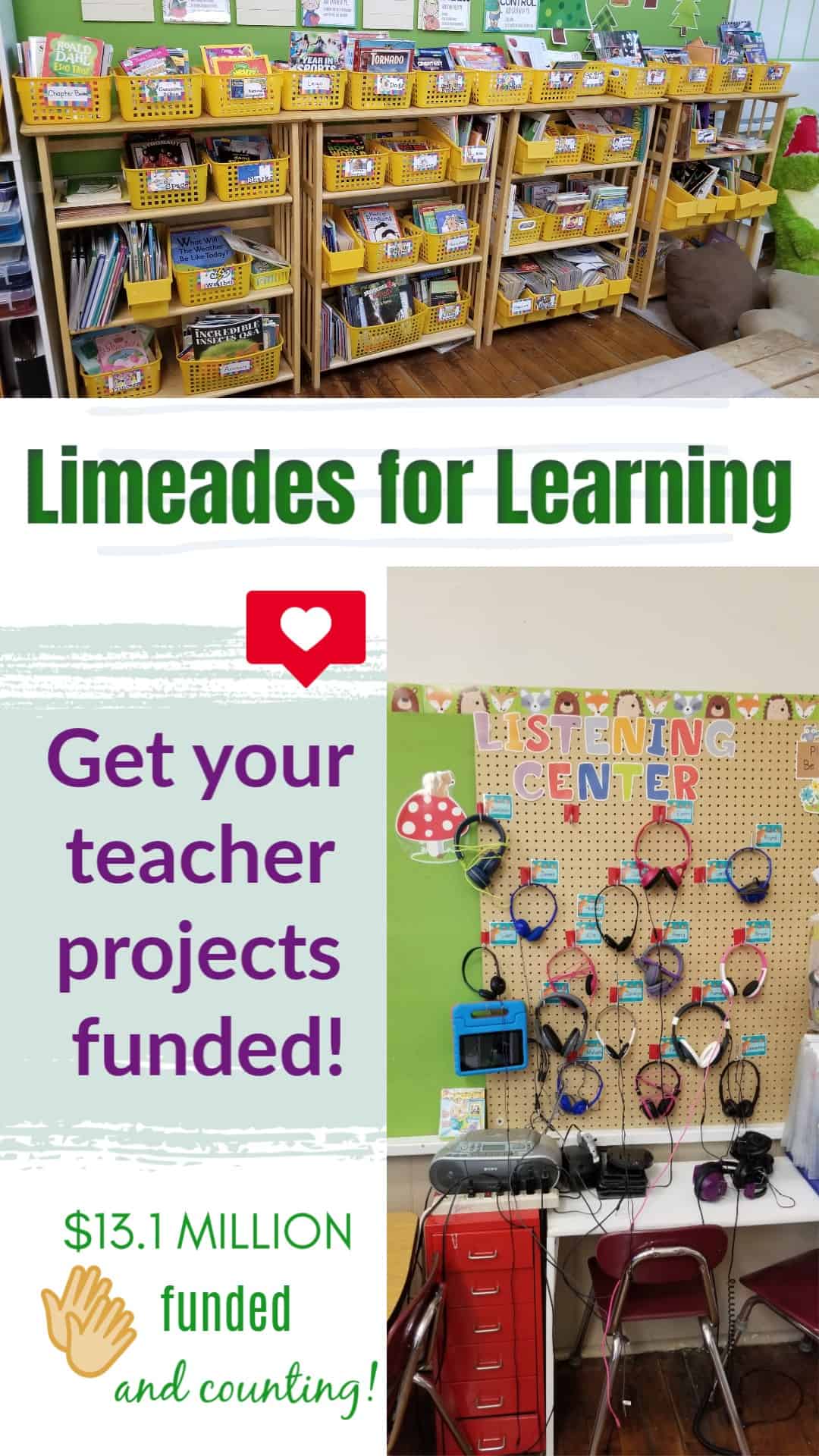 SONIC's Limeades for Learning Voting for Teacher's School Projects