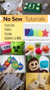 How to Make NO SEW Toys Tutorials - 15 Creative Ideas