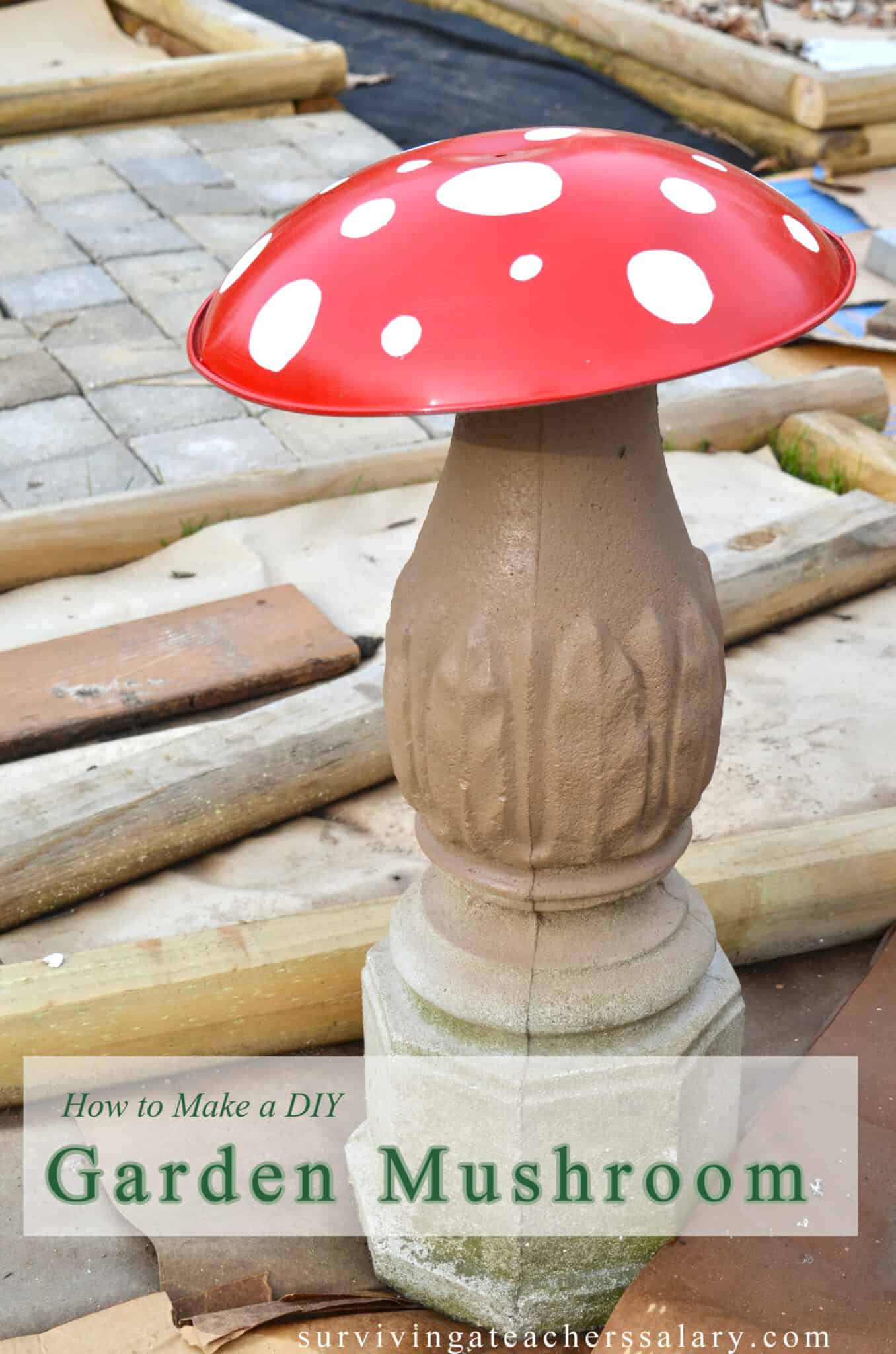 DIY Garden Decor Whimsical Mushroom Art Tutorial