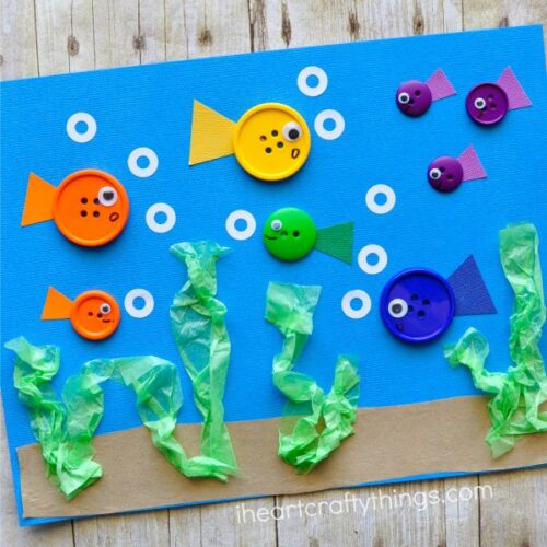 Kid's Craft Ideas with Buttons - Craft Supply Projects